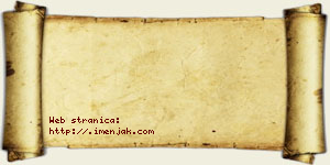 Ema Vulović vizit kartica